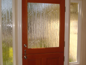 orange county textured glass